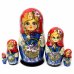 Матрешка Девочка с корзинкой КУ 5м 14см