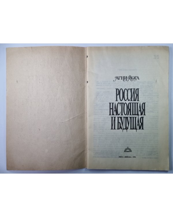 Россия настоящая и будущая