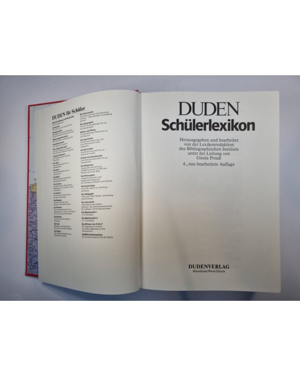 Duden Schülerlexikon