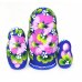 Матрешка Волоколамск (синяя) 3м12см