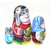Матрешка Заяц садовод 3м 11-12 см