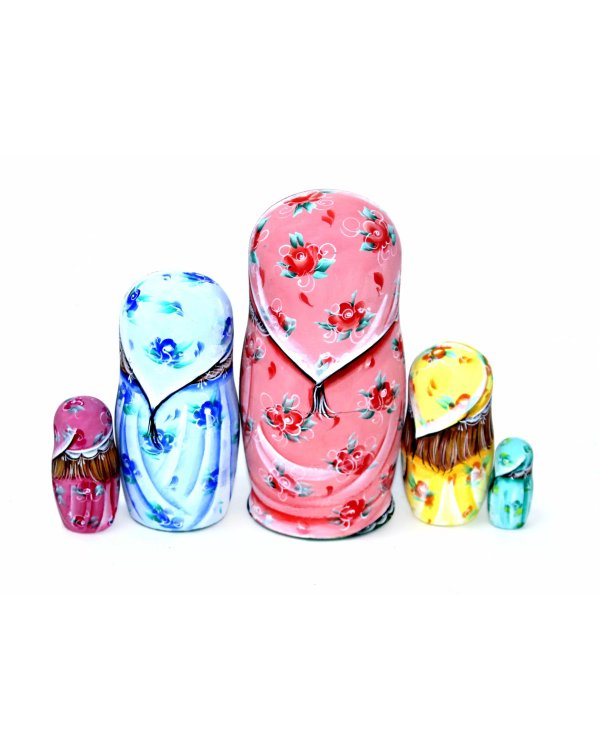 Матрешка Дети с игрушками (пижамки) 5 м 14 см