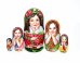 Матрешка Дети с вишней 5м 17см