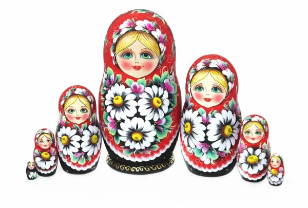 Матрешка Три ромашки 7м21
