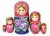Матрешка Букетик НЛ (синиз низ) 5м14