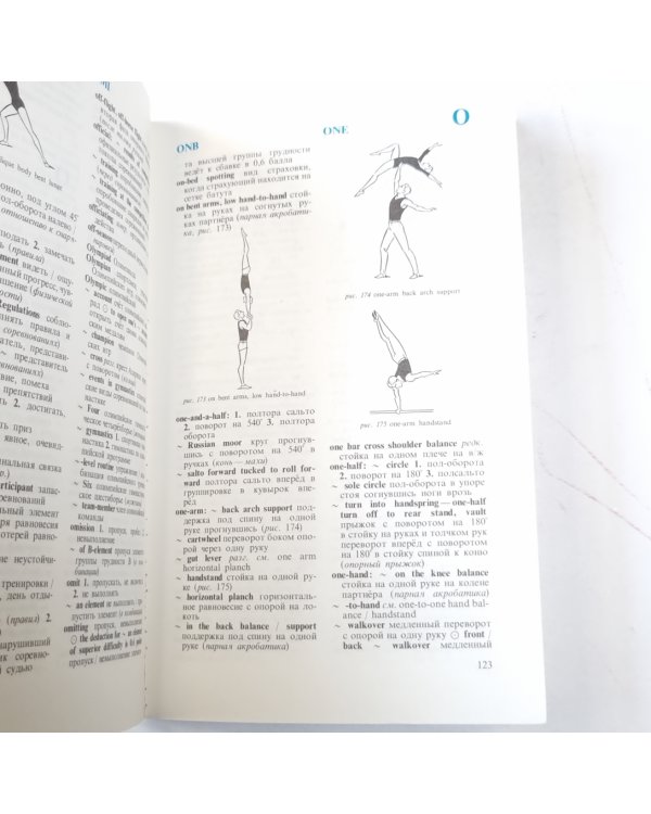 Англо-русский словарь гимнастических терминов. English-Russian dictionary of gymnastics