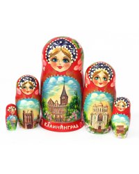 Матрешка Калининград 5м17см