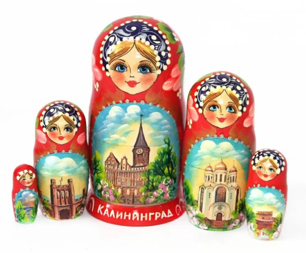 Матрешка Калининград 5м17см