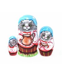 Матрешка кот Степан с крынкой VE 3м11