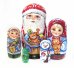 Матрешка Дедушка Мороз с игрушками 5м 17см