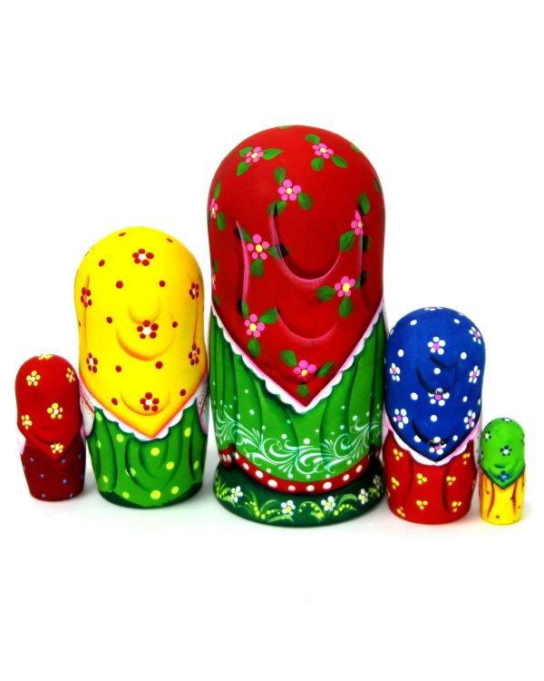 Матрешка Кошка с матрешкой 5м 17см