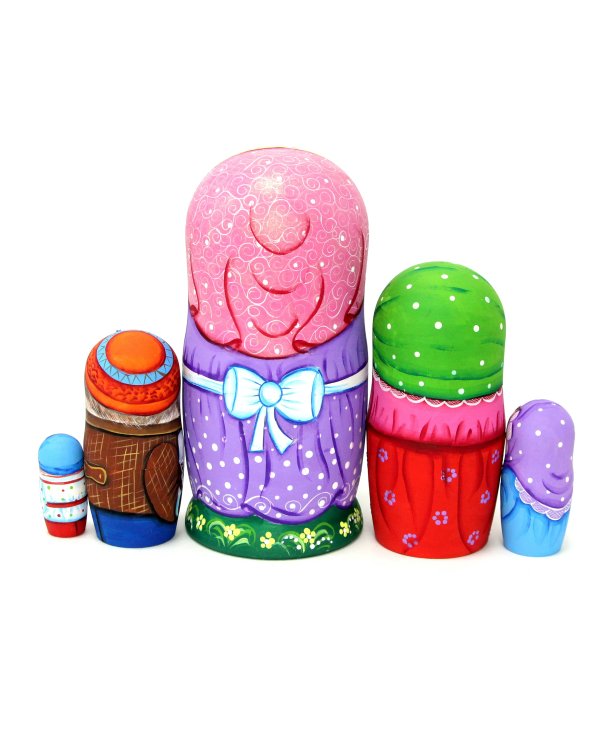 Матрешка Кошка мама 5м 17см