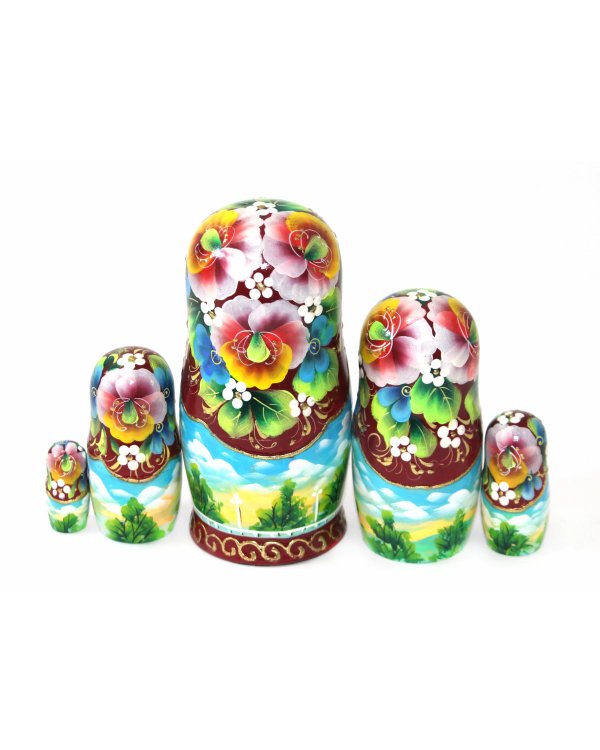 Матрешка Москва панорамная 5м 14 см