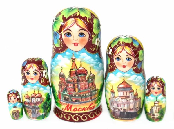 Матрешка Москва панорамная 5м 14 см
