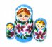 Матрешка Нина голубая 3м9