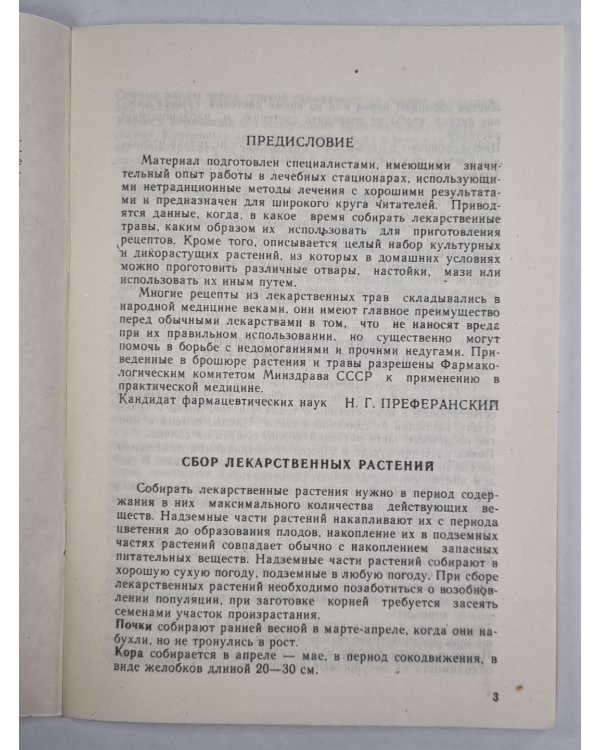 Дикорастущие и культурные растения в народной медицине