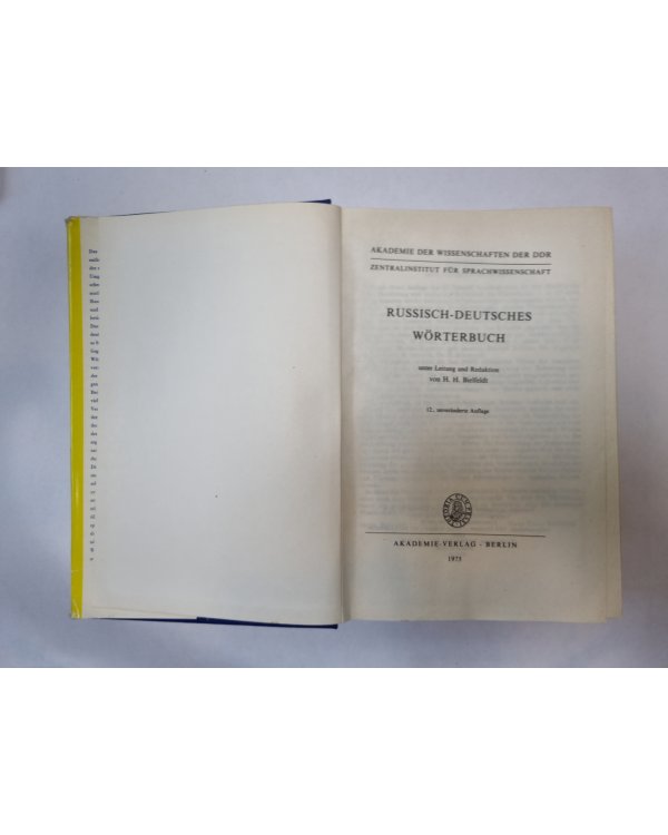 Russisch-deutsches worterbuch