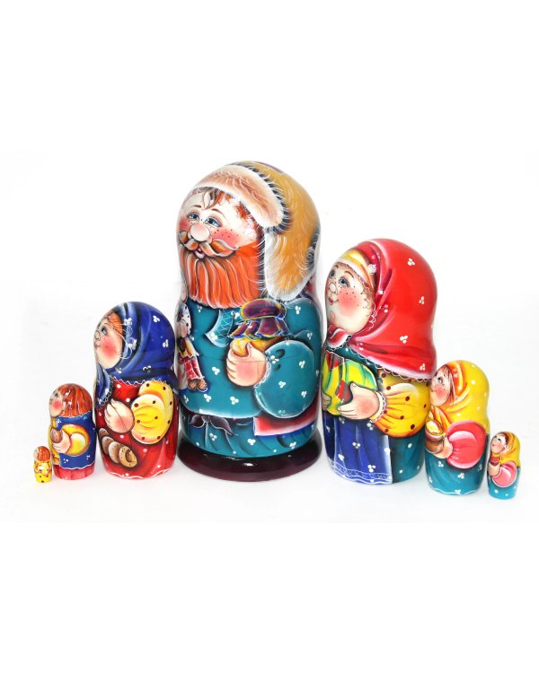 Матрешка Семья (Дедушка) 7 м 21 см