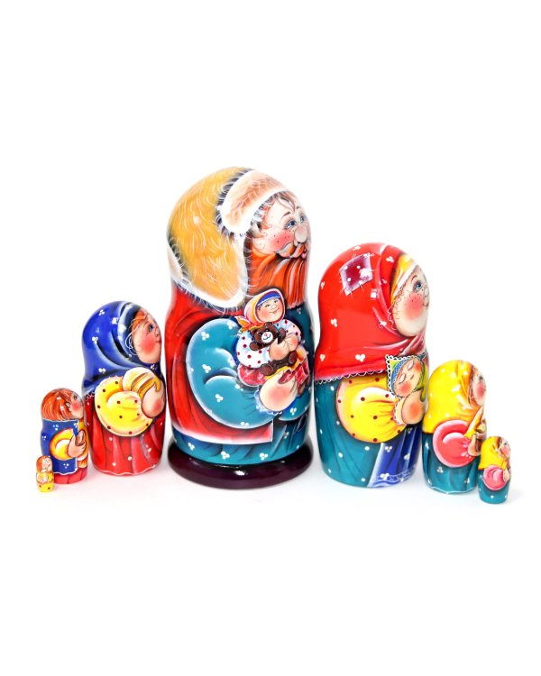 Матрешка Семья (Дедушка) 7 м 21 см