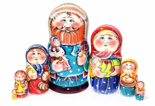 Матрешка Семья (Дедушка) 7 м 21 см