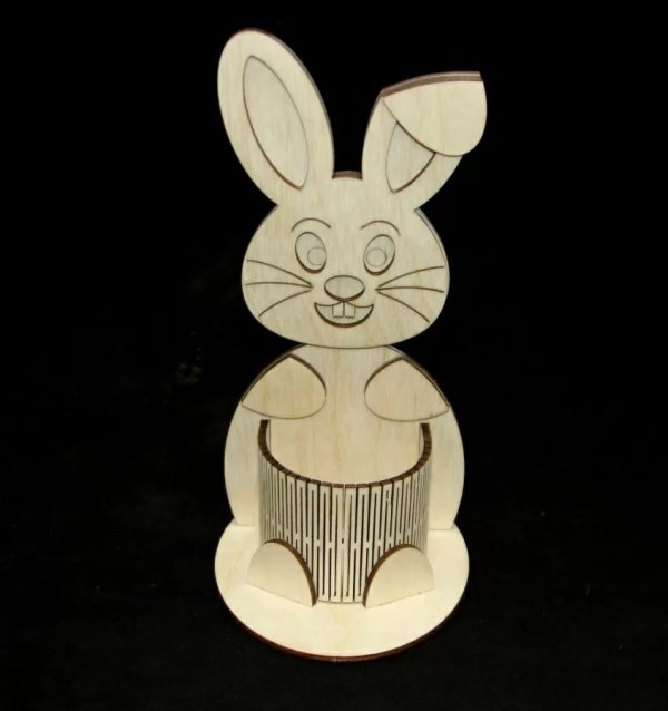 Заготовка под роспись Пасхальный кролик