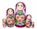 Матрешка Самоцветы фиолетовая 17 см 5 м