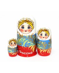 Матрешка Россия 3м10