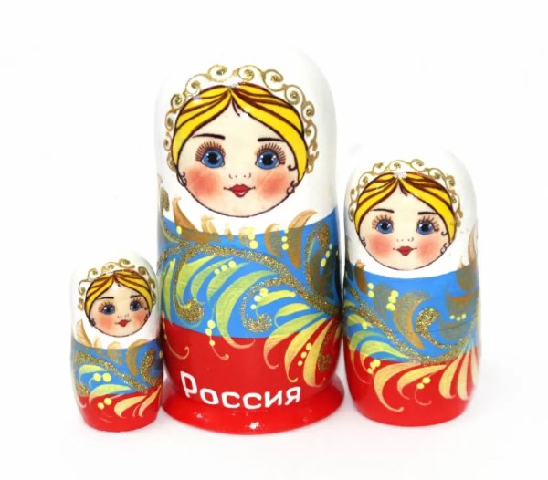 Матрешка Россия 3м10