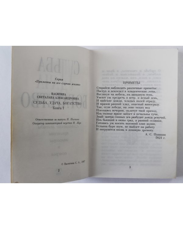 Судьба, удача, богатсвто. Книга 1