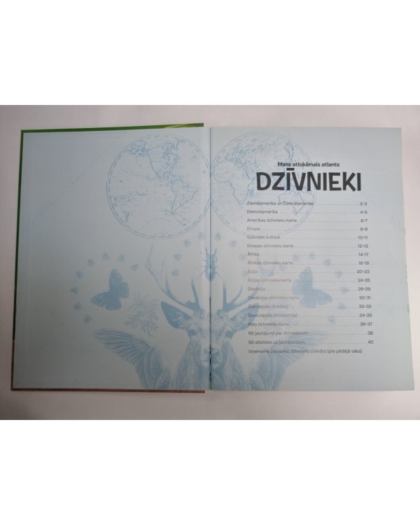 Mans atlokāmais atlants Dzīvnieki
