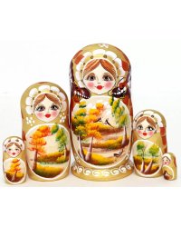 Матрешка Осень 5м17