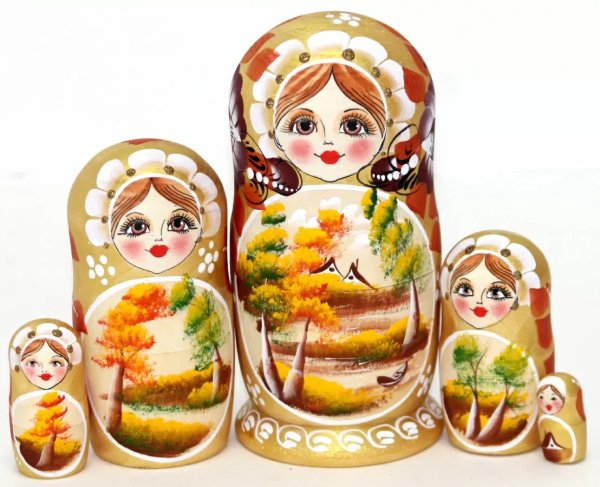 Матрешка Осень 5м17