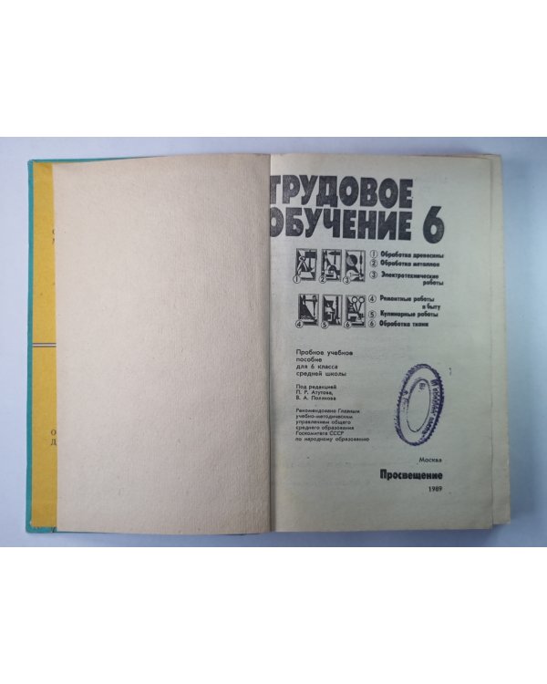 Трудовое обучение. Проб. учеб. пособие для 6 класса