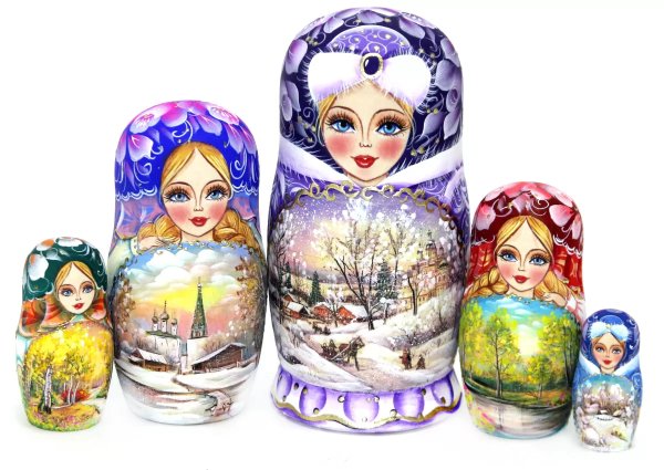 Матрешка Времена года 5м 17см