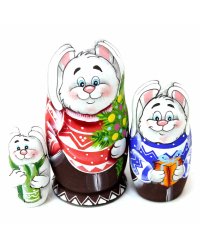 Матрешка Заяц, Новый год ОБ 3м 10см