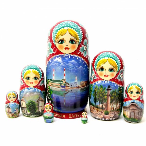 Матрешка Шатура 7м 21см