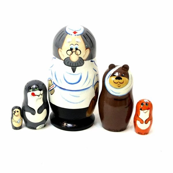 Матрешка Доктор Айболит 5м 15см