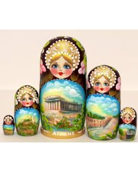 Матрешка ATHENS бордовая 5м 17см