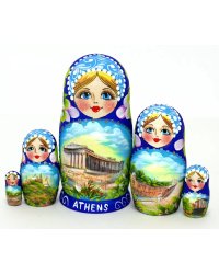 Матрешка ATHENS синяя 5м 14см