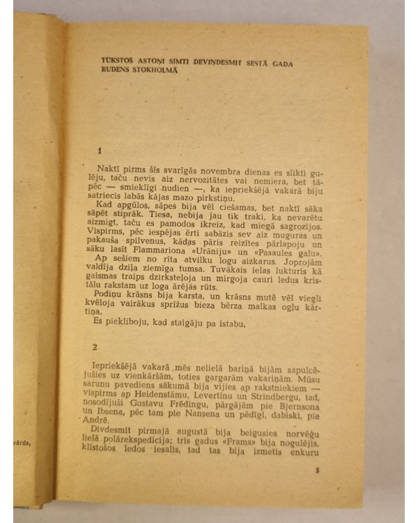 Inženiera Andrē uzbraukšana gaisā
