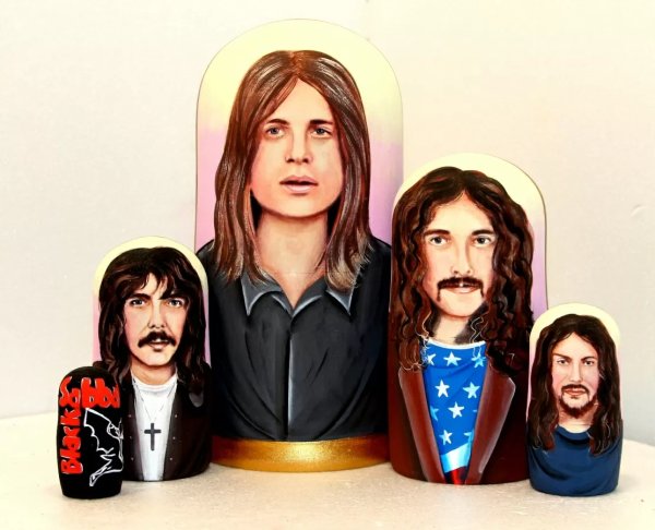 Матрешка Black Sabbath 5м17
