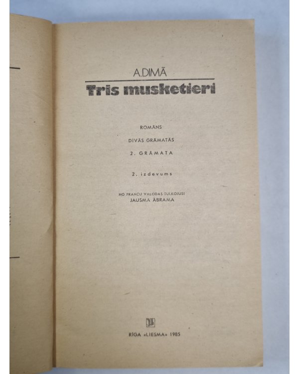 Trīs musketieri. 2.daļa