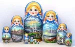 Матрешка Владивосток 10м25