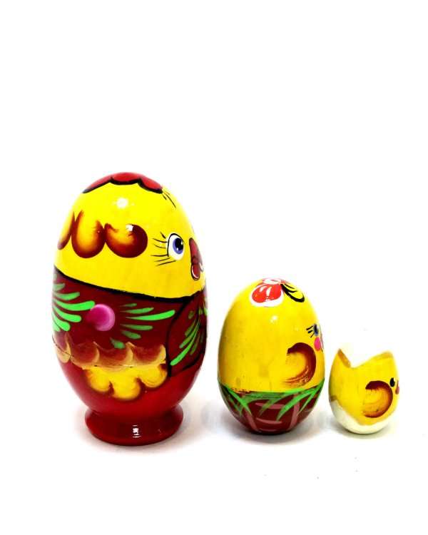 Матрешка Цыпленок мини 3м10