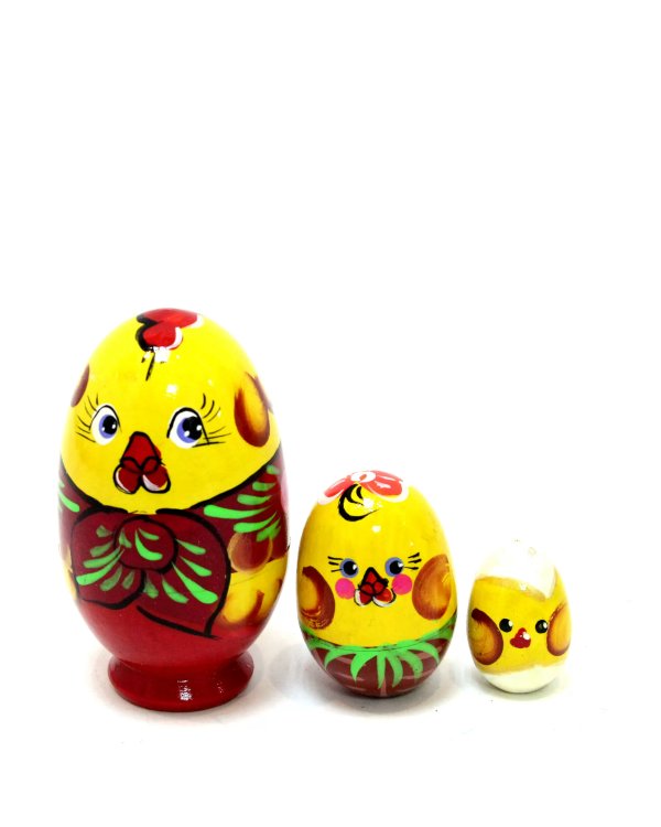 Матрешка Цыпленок мини 3м10