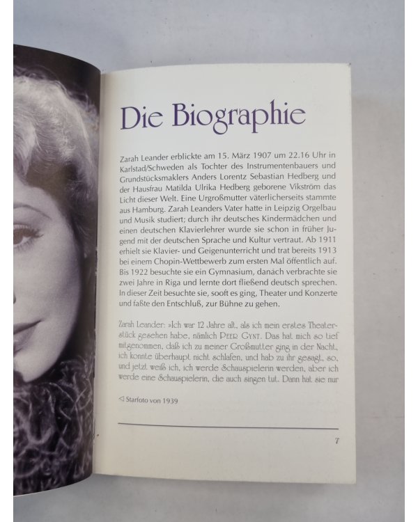 Zarah Leander. Ich bin eine Stimme