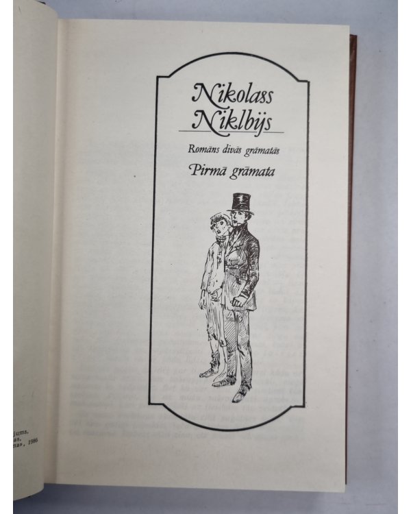 Č.Dikenss. Kopoti raksti 4. Nikolass Niklbijs. 1.grāmata