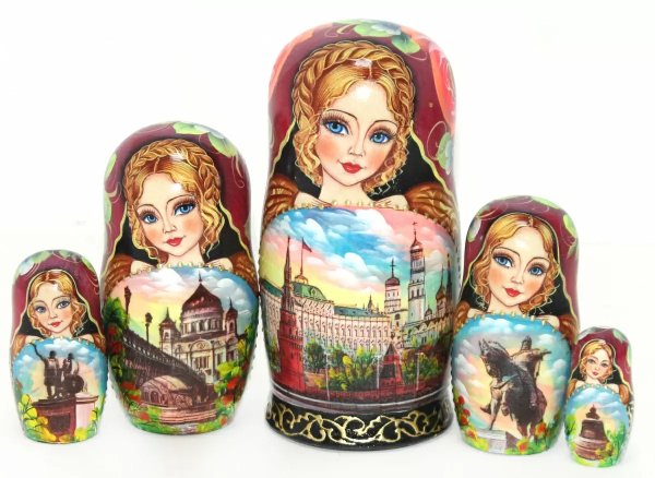 Матрешка Москва наклон 5м17