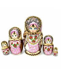 Матрешка Жженка красная 5м17