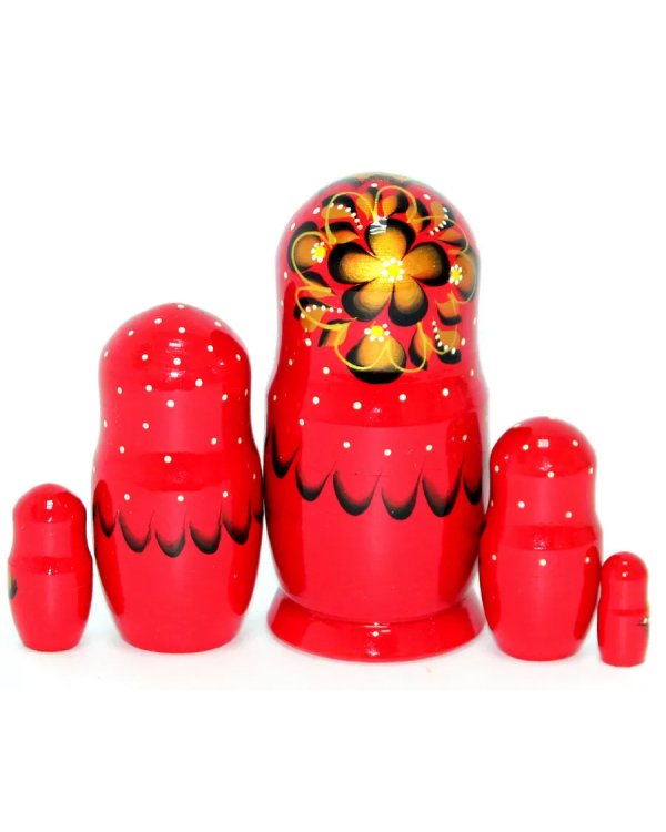 Матрешка Ниночка кр.-зол. 5м14